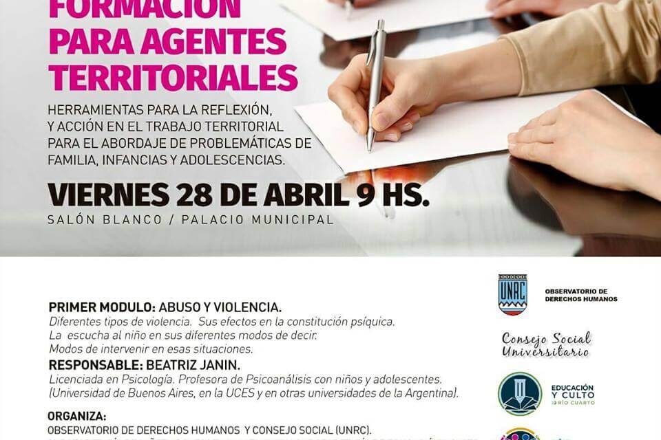 Jornadas de formación para agentes territoriales