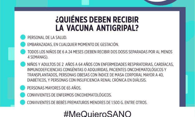 Jornada de Vacunación Gratuita contra la gripe
