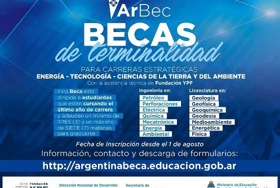 El Gobierno Nacional ofrece becas para finalizar carreras estratégicas en energía