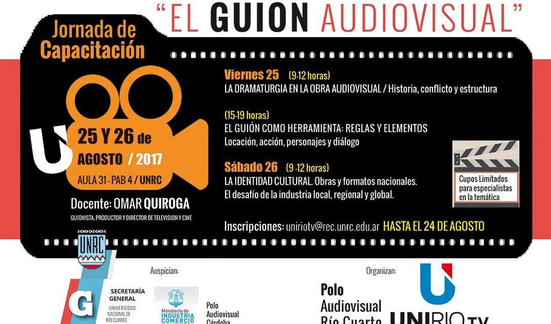 «Jornada de Capacitación sobre Guión Audiovisual» en UNRC