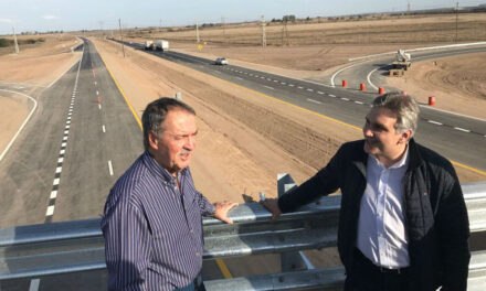 Schiaretti y Llaryora recorrieron la Variante Perilago Almafuerte