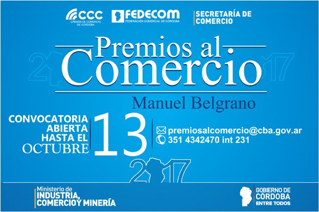 Convocatoria a los “Premios Día del Comercio” 2017