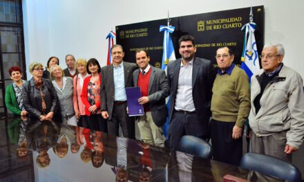 El Gobierno de Rio Cuarto cedió un terreno al Centro de Jubilados Municipales