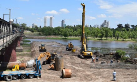Se inició la construcción del nuevo puente en Río Cuarto