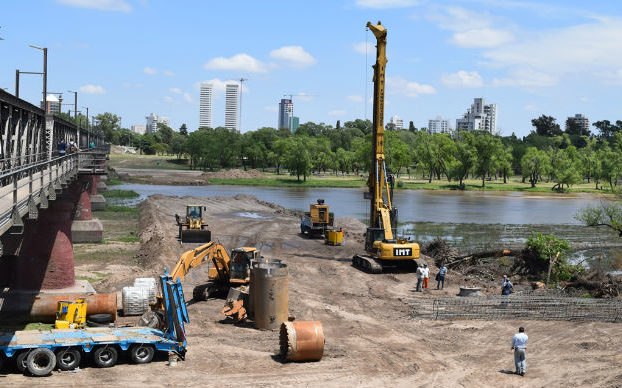 Se inició la construcción del nuevo puente en Río Cuarto