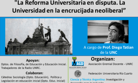Diego Tatian reivindicó el carácter emancipatorio de la Reforma del ´18