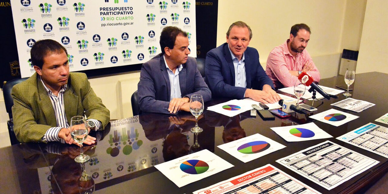 En diciembre se votarán los proyectos del Presupuesto Participativo 2018