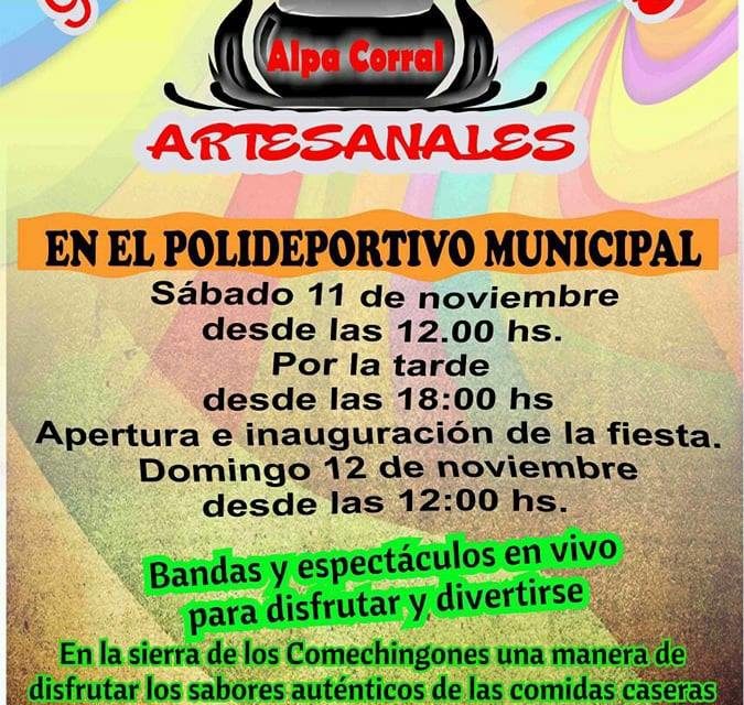 9ª Fiesta de las Comidas Artesanales en Alpa Corral