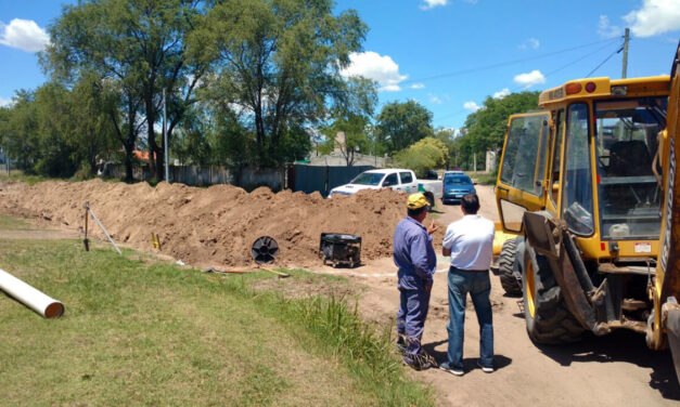 Cloacas en Banda Norte: la obra beneficiara a 70 familias