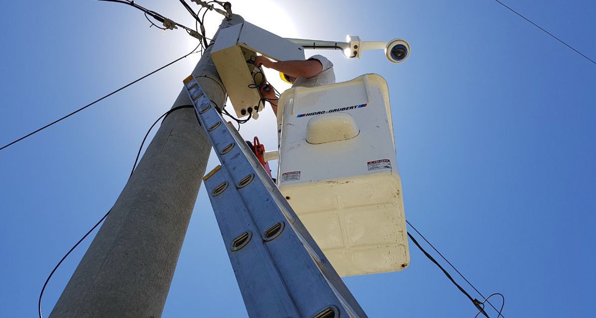 Comenzó la instalación de las cámaras de seguridad que controlará EDECOM
