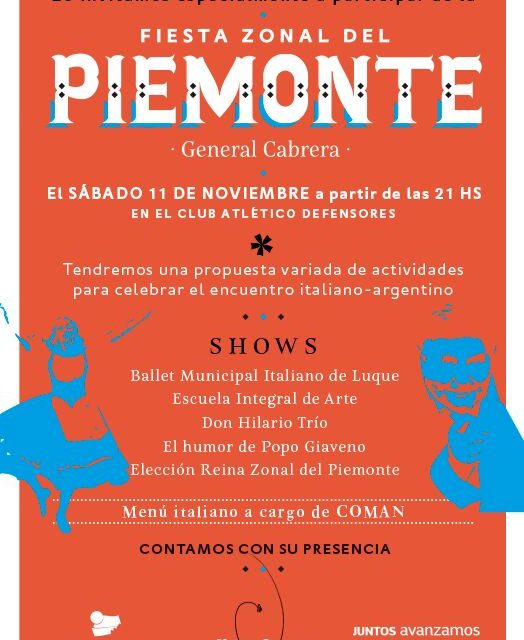 Vuelve la Fiesta Zonal del Piemonte