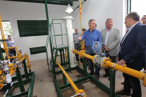 Gasoductos: se habilitó la planta reductora de Cintra y Chilibroste