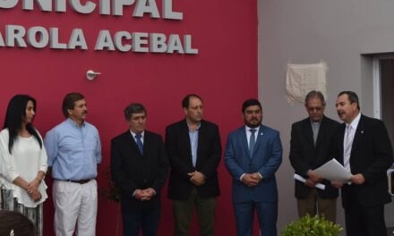 Inauguración del Hogar Municipal «Dr. Luis Rivarola»