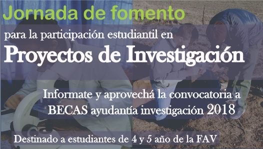 Jornada de fomento a la participación estudiantil en investigación