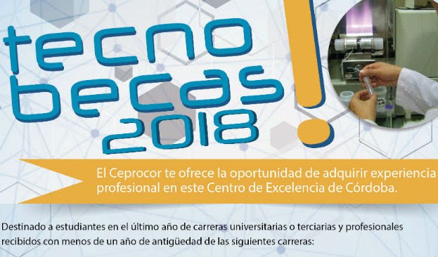 El Ceprocor lanzó tecnobecas para prácticas profesionales
