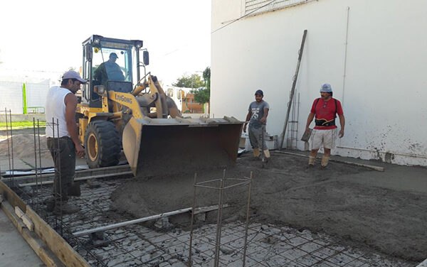 Plan Aurora: se construye un aula en la escuela José María Paz
