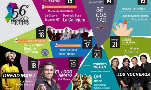 Achiras: Se presentó la 56º edición de la Fiesta Provincial del Turismo