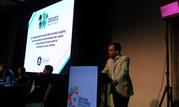 Llamosas disertó en la Cumbre de Mercociudades