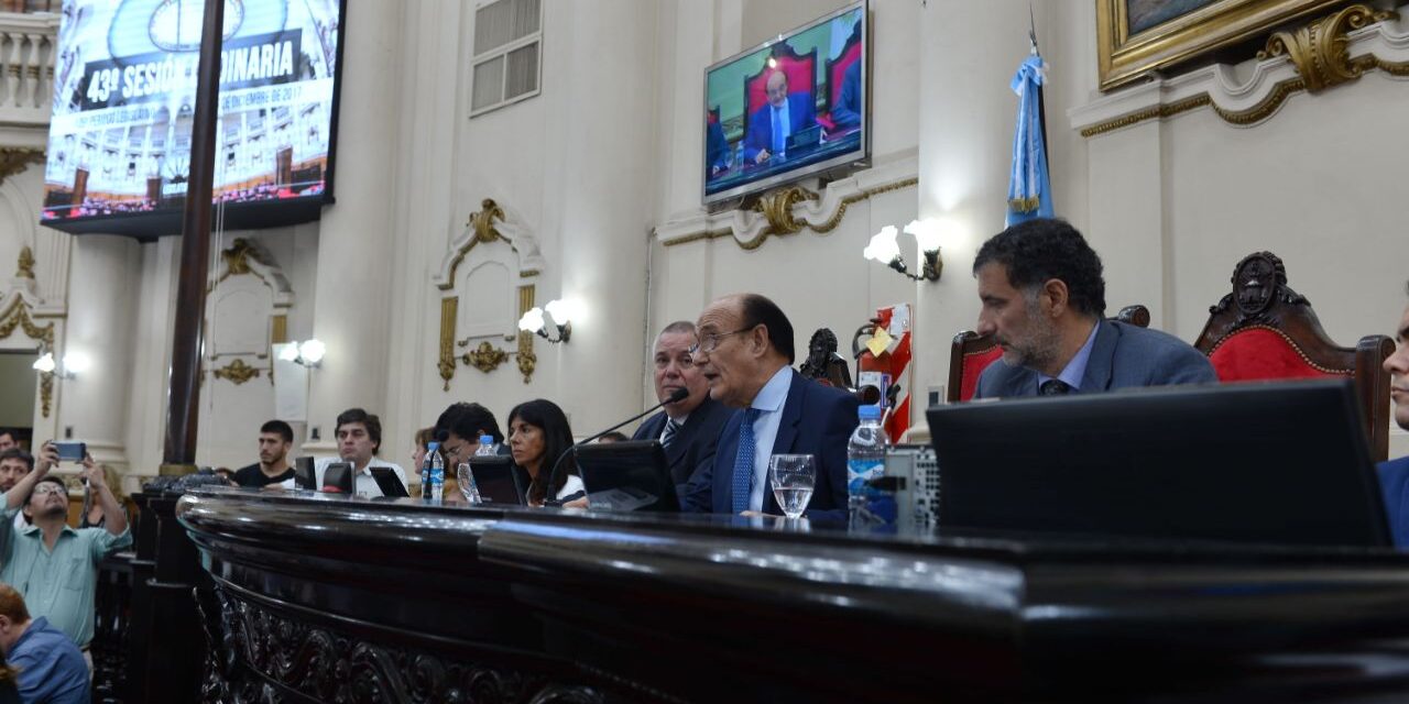 Se realizó la 43º Sesión Ordinaria de la Legislatura