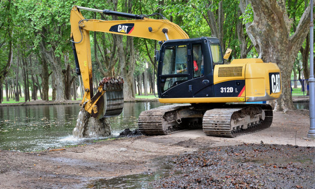 Saneamiento en el lago del Parque Sarmiento