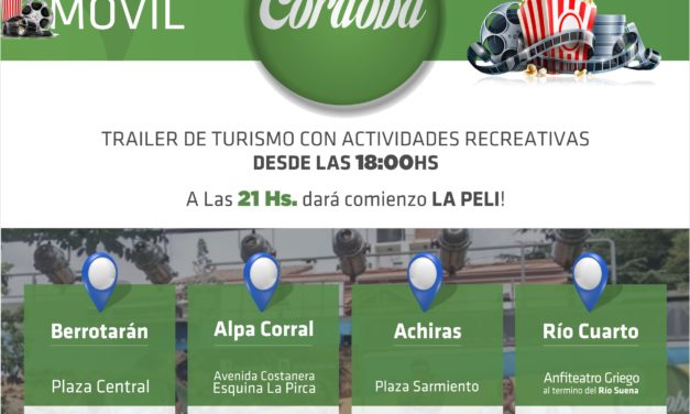 Llega el “Cine Móvil” a Río Cuarto