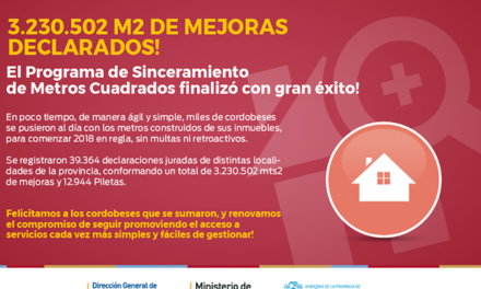 Catastro: la declaración online aumentó en un 57%