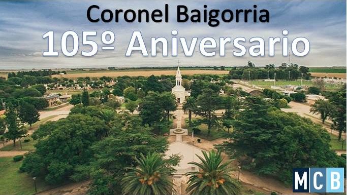 Coronel Baigorria celebra su 105º aniversario