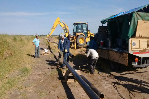 Gasoductos: empezaron las obras en el tramo Mattaldi-Nicolás Bruzzone