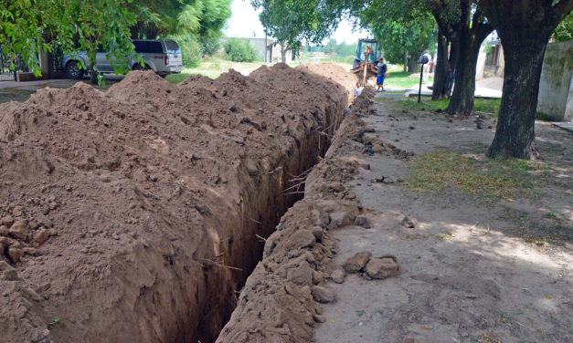 Barrio Trulala: avanzan las obras para incluir al sector en la red de agua potable