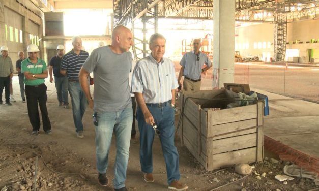 Schiaretti recorrió la obra del Centro de Convenciones Córdoba
