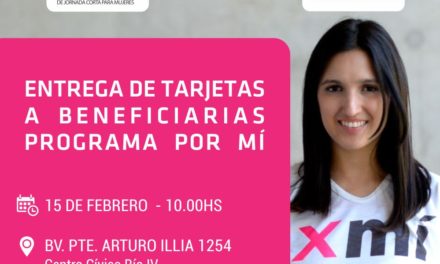 Entrega de tarjetas de débito del programa «Por Mí»