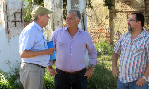 Avances de la obra de Cloacas