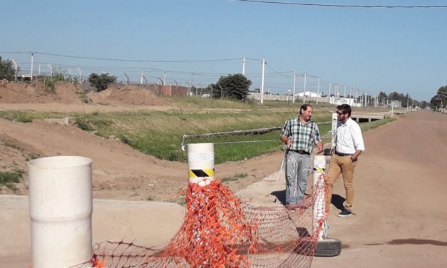 El Intendente Franco Morra recorrió obras en la ciudad