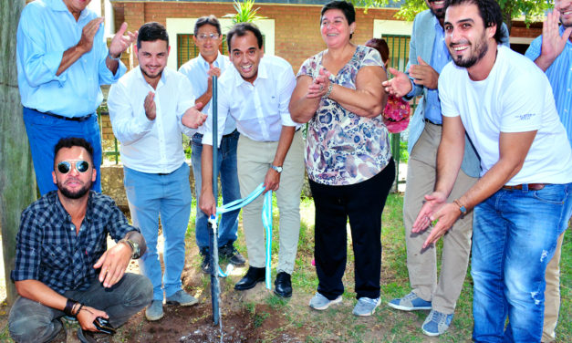 Quedó habilitada la red de agua potable en el barrio Trulala