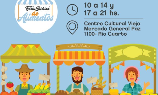 1° Feria Barrial de Alimentos en el Viejo Mercado