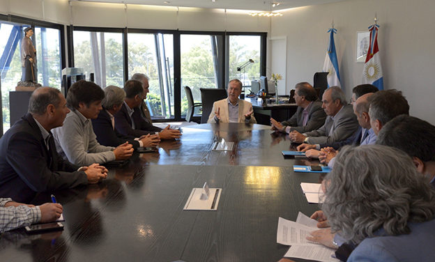 El Gobernador recibió a la Comisión de Enlace Agropecuaria