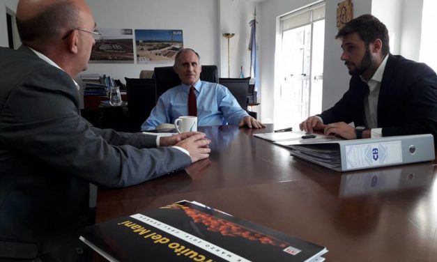 Carasso y Morra se reunieron con el titular de ENOHSA en Buenos Aires