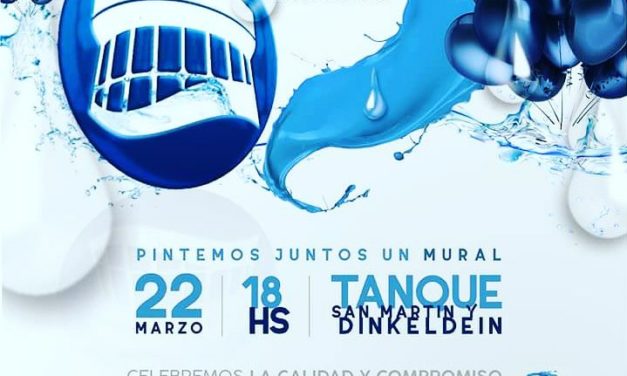 En el Día Mundial del Agua se realizará la creación de un mural