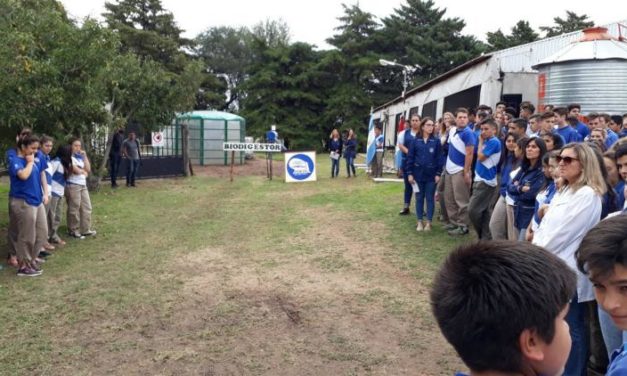 El IPEA Nº 292 puso en marcha un Biodigestor