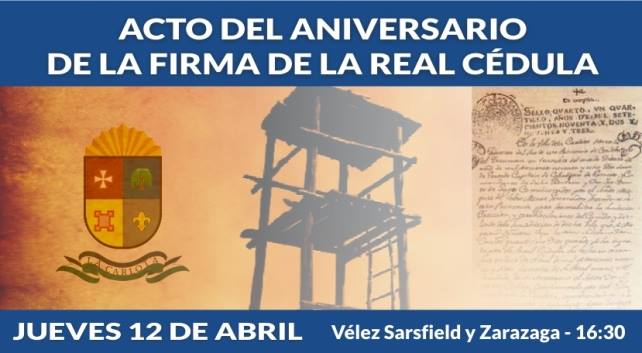 Acto de evocación de la firma de la Real Cédula