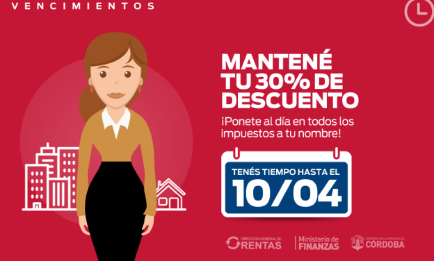 Hoy vence la segunda cuota del Impuesto Inmobiliario Urbano