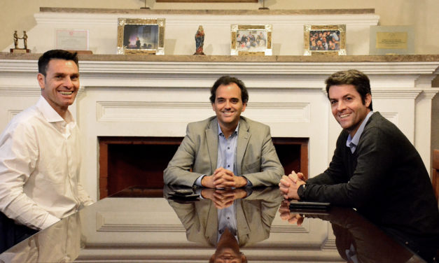 Llamosas recibió a Agustín Calleri