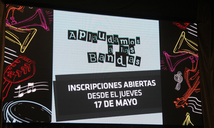 “Aplaudamos a las bandas”: Apoyo a proyectos musicales
