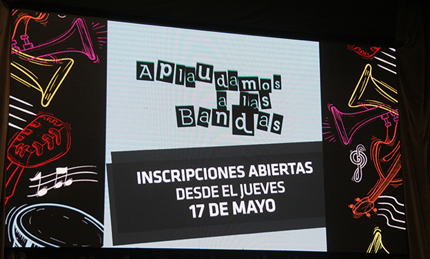 “Aplaudamos a las bandas”: Apoyo a proyectos musicales
