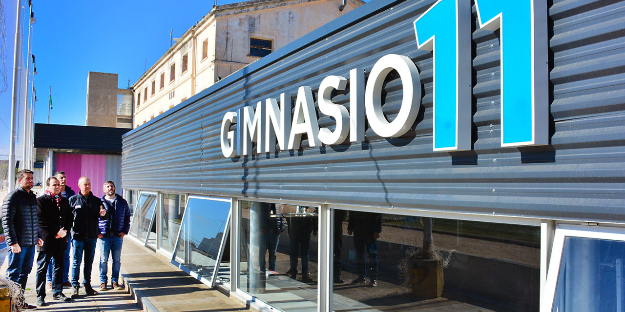 El gimnasio del Centro 11 ya alcanza un 90% de avance de obra