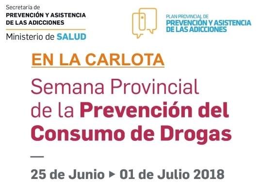 La Carlota: comenzó la «semana provincial de la prevención del consumo de drogas»