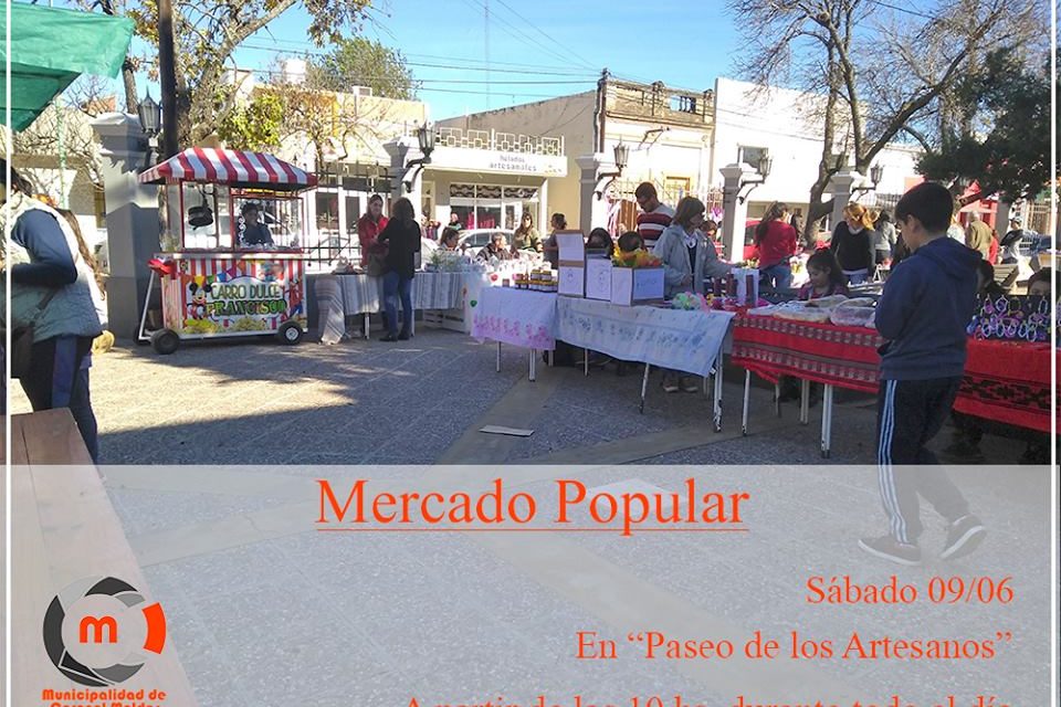Nueva Jornada del Mercado Popular en Coronel Moldes