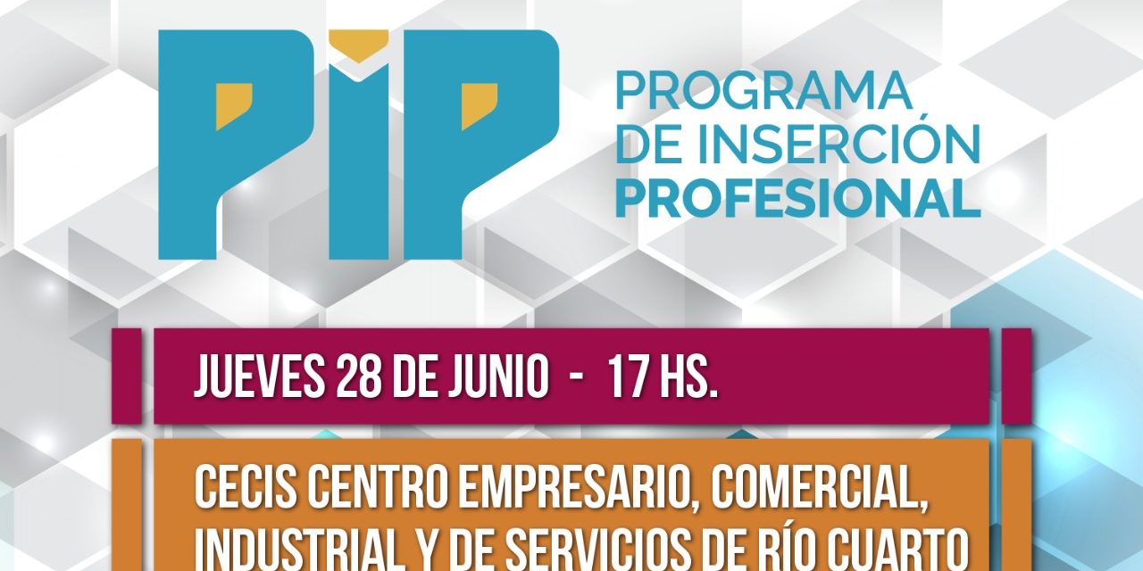 Se presenta el PIP en Río Cuarto