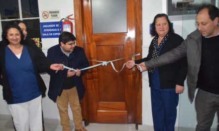 Se inauguró un vacunatorio en el Hospital de Reducción