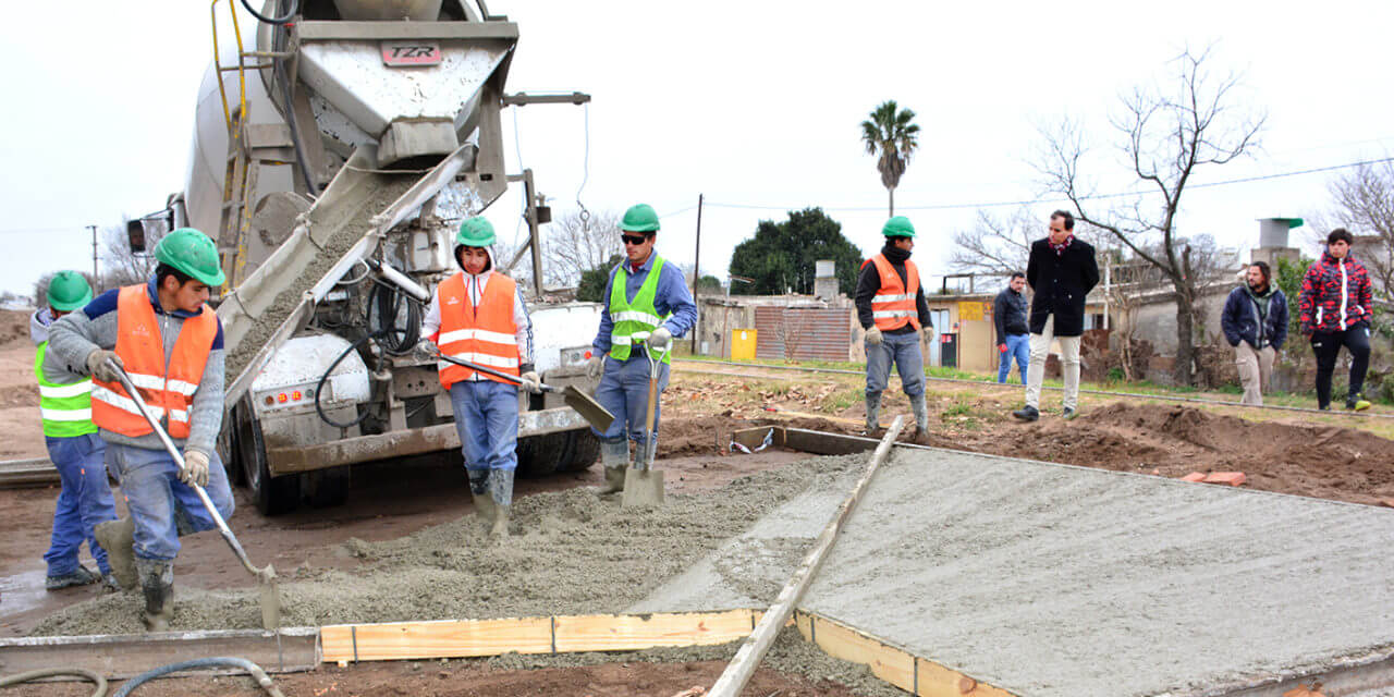 Pavimentación Avenida Colombres: la obra ya cuenta con un 70% de avance